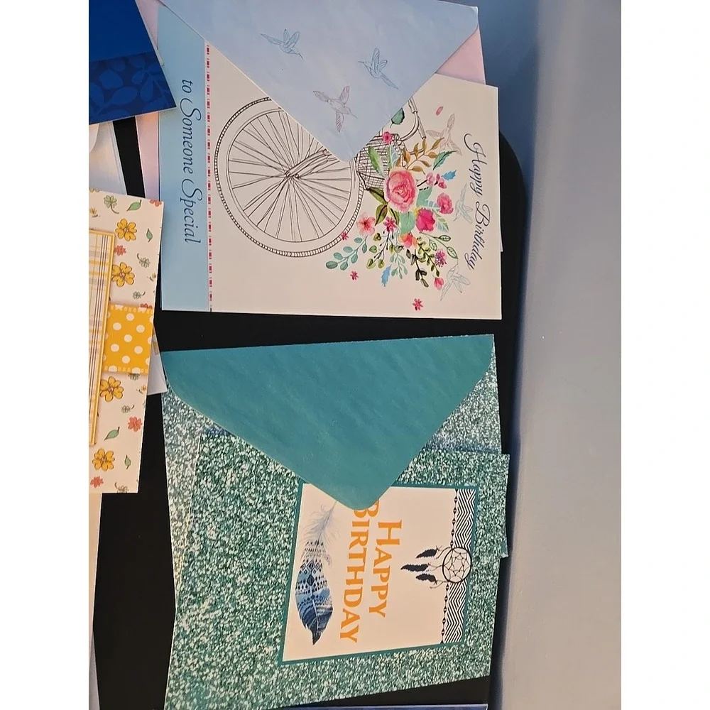Birthday Cards & Envelopes Lot Of 17 Greeting Cards New St Joseph Indian School‎